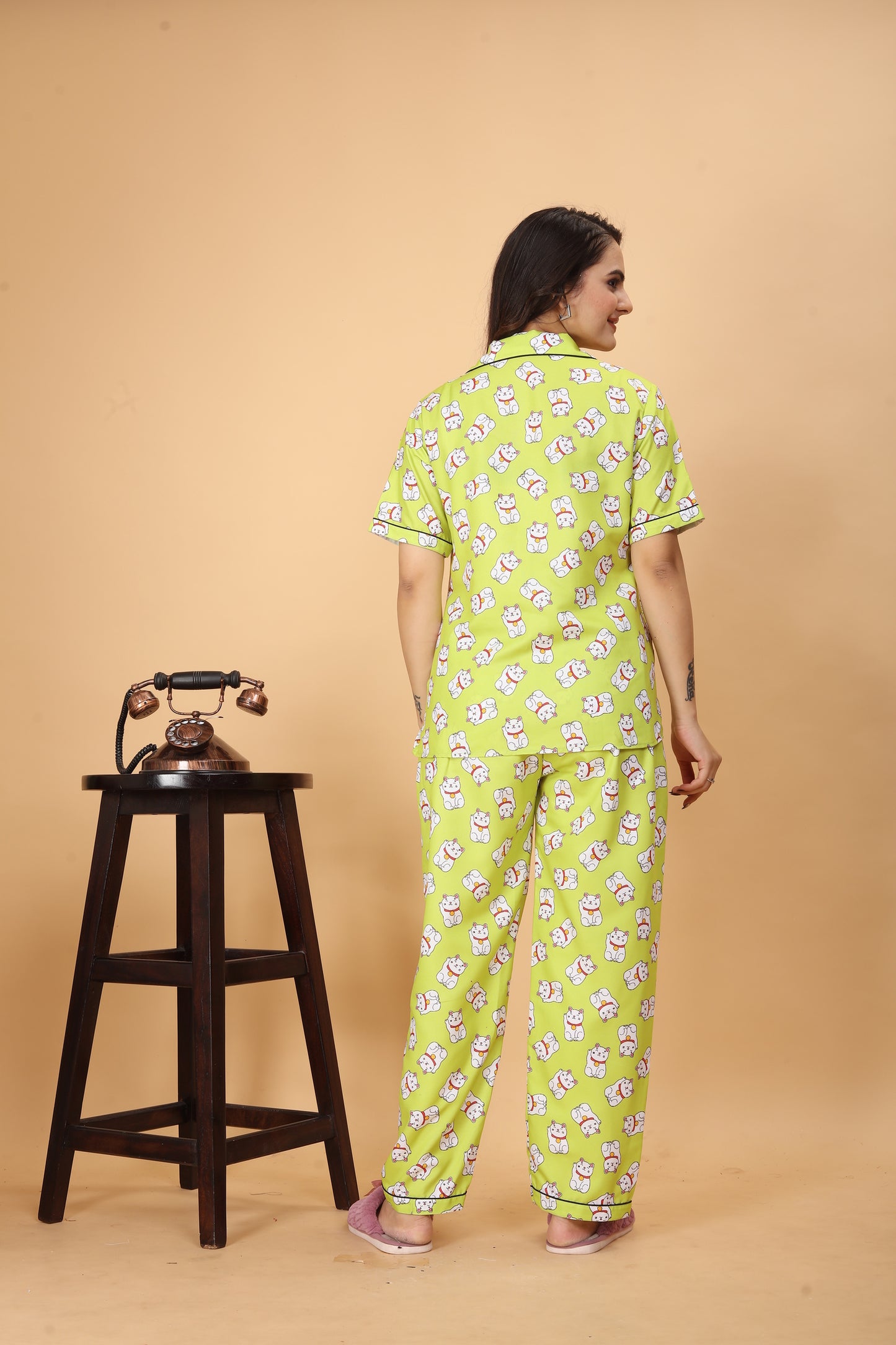 KITTY PRINT NIGHT SUITE