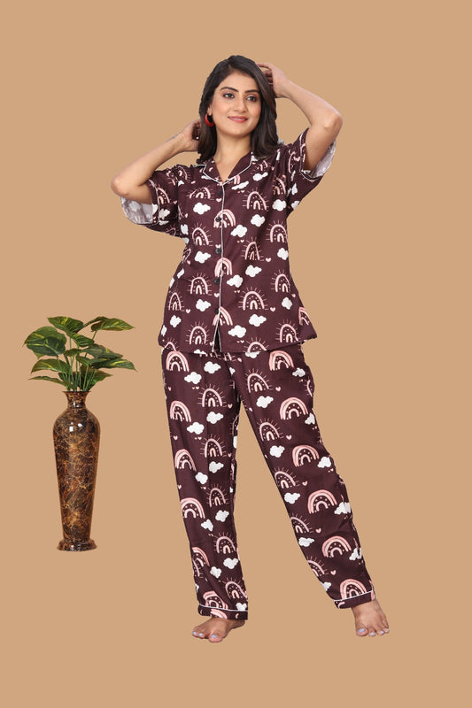 RAINBOW PRINT NIGHT SUITE