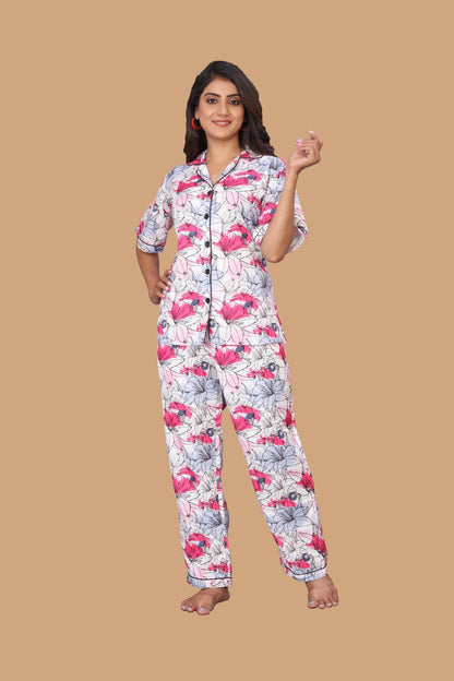 FLOWER MULTICOLOR NIGHT SUITE